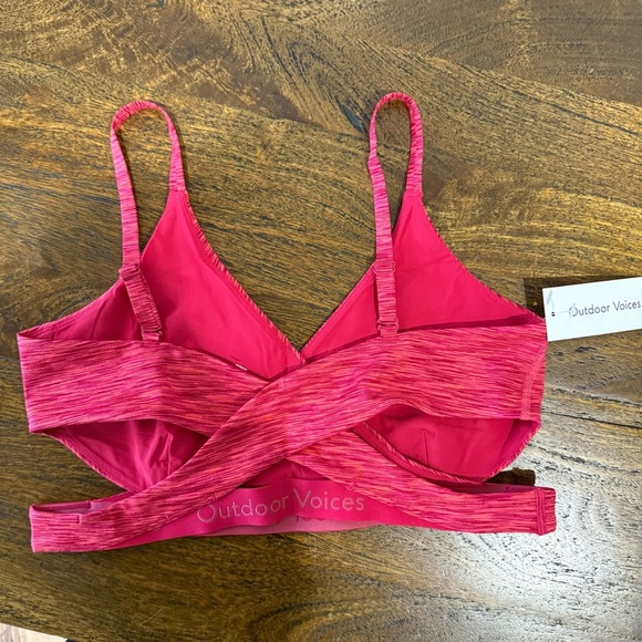 NWT Outdoor Voices Flow Low Coverage Sports Bra - Picture 4 of 7